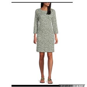 Tommy Bahama Darcy Safari Spots Dress in Tea Leaf Green NWT Large